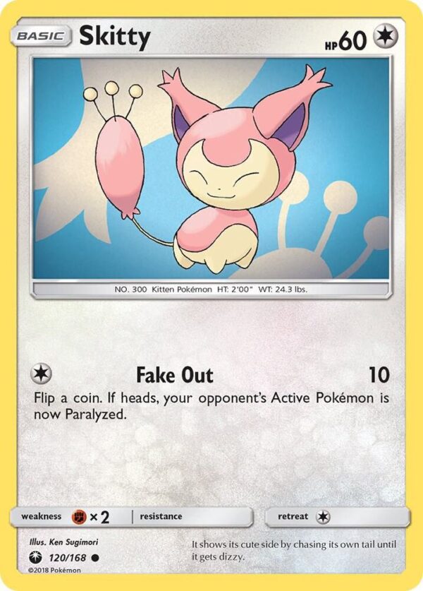 Skitty 120/168 Normal SM – Celestial Storm