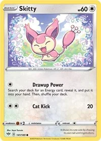 Skitty | 141/189 | Reverse Holofoil | SWSH03: Darkness Ablaze