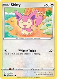 Skitty | 210/264 | Normal | SWSH08: Fusion Strike Skitty | 210/264 | Normal | SWSH08: Fusion Strike