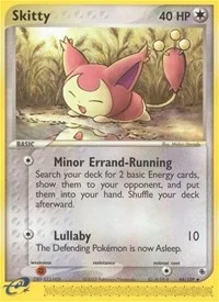 Skitty | 44/109 | Reverse Holofoil | Ruby and Sapphire