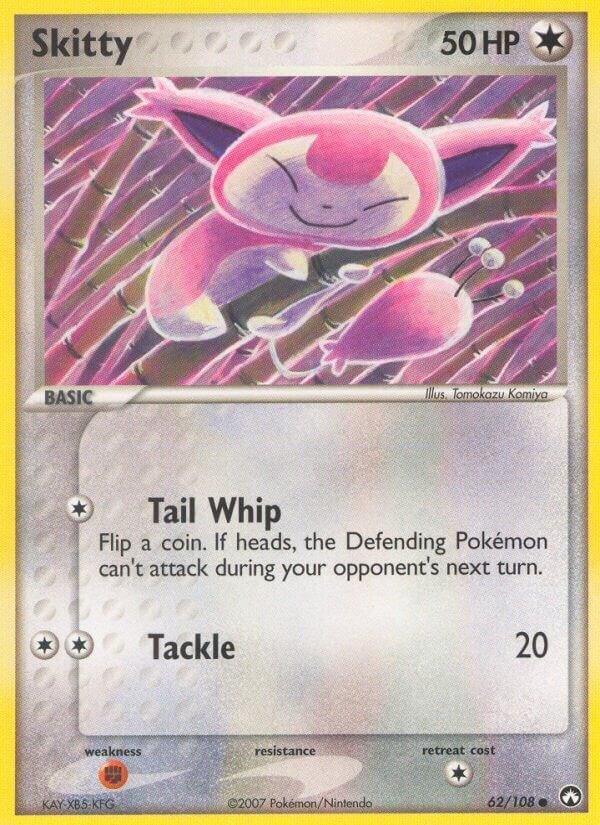 Skitty 62/108 Reverse Holofoil Power Keepers Skitty 62/108 Reverse Holofoil Power Keepers