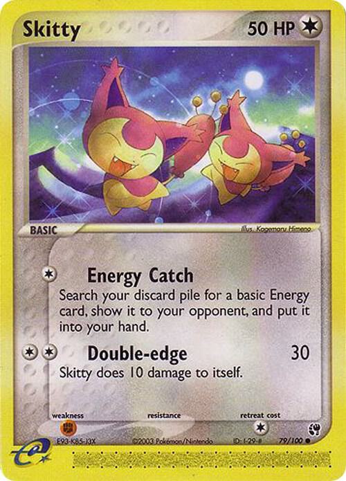 Skitty 79/100 Normal Sandstorm Skitty 79/100 Normal Sandstorm