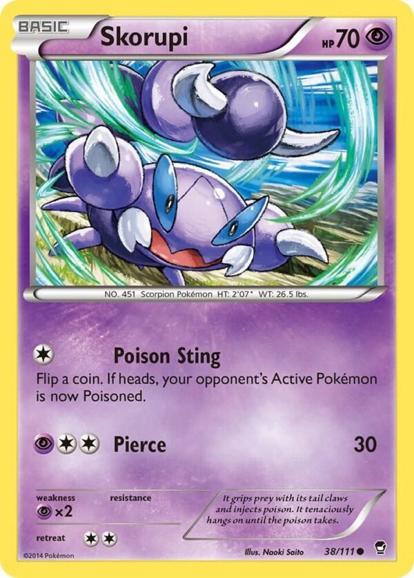 Skorupi 38/111 Normal XY – Furious Fists Skorupi 38/111 Normal XY – Furious Fists