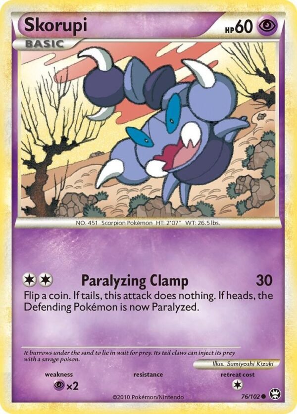 Skorupi 76/102 Reverse Holofoil Triumphant