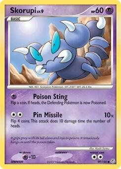 Skorupi 99/130 Reverse Holofoil Diamond and Pearl