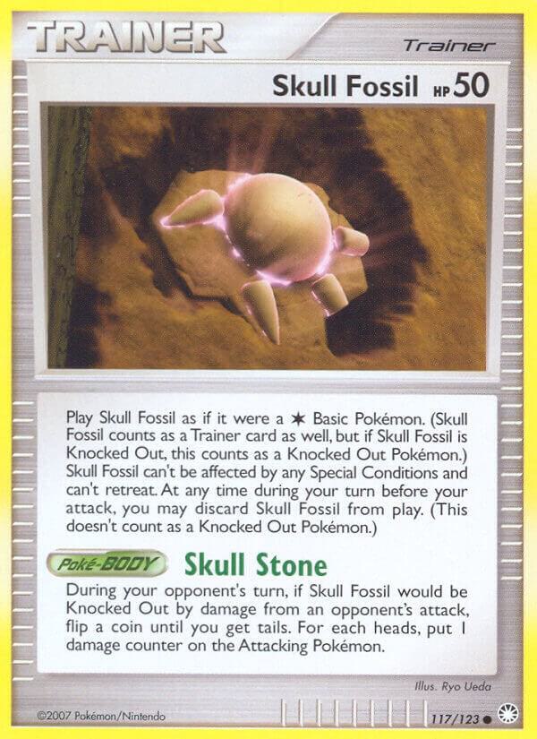 Skull Fossil 117/123 Reverse Holofoil Mysterious Treasures