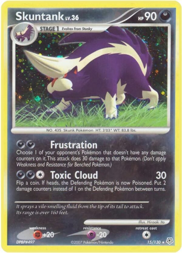 Skuntank 15/130 Holofoil Diamond and Pearl Skuntank 15/130 Holofoil Diamond and Pearl