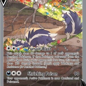 Skuntank V (Alternate Full Art) 181/195 Holofoil SWSH12: Silver Tempest Skuntank V (Alternate Full Art) 181/195 Holofoil SWSH12: Silver Tempest