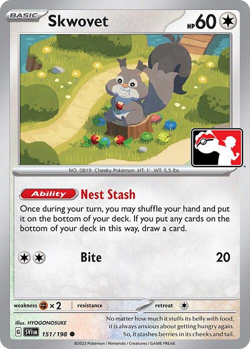 Skwovet 151/198 Normal Prize Pack Series Cards