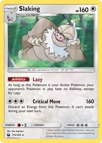 Slaking | 115/168 | Reverse Holofoil | SM - Celestial Storm