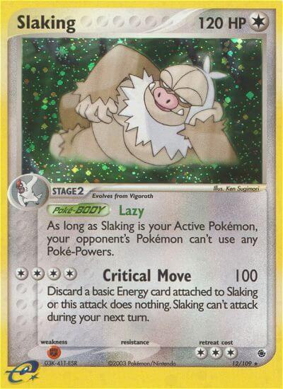 Slaking 12/109 Holofoil Ruby and Sapphire