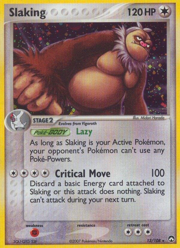 Slaking 13/108 Reverse Holofoil Power Keepers Slaking 13/108 Reverse Holofoil Power Keepers