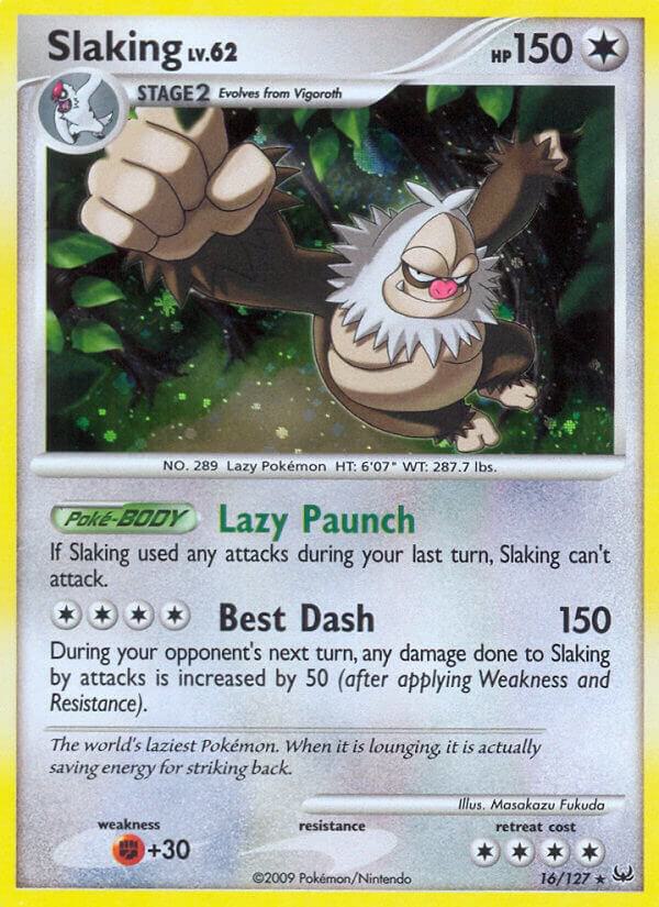 Slaking 16/127 Reverse Holofoil Platinum
