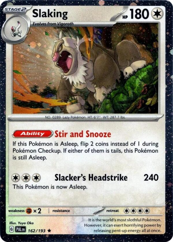 Slaking (Cosmos Holo) 162/193 Holofoil Miscellaneous Cards & Products Slaking (Cosmos Holo) 162/193 Holofoil Miscellaneous Cards & Products