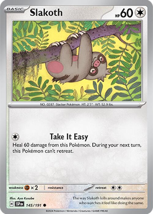 Slakoth 145/191 Normal SV08: Surging Sparks