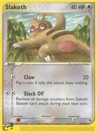 Slakoth | 45/109 | Reverse Holofoil | Ruby and Sapphire