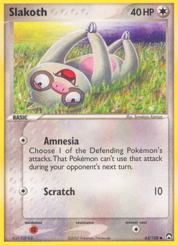 Slakoth 63/108 Reverse Holofoil Power Keepers Slakoth 63/108 Reverse Holofoil Power Keepers
