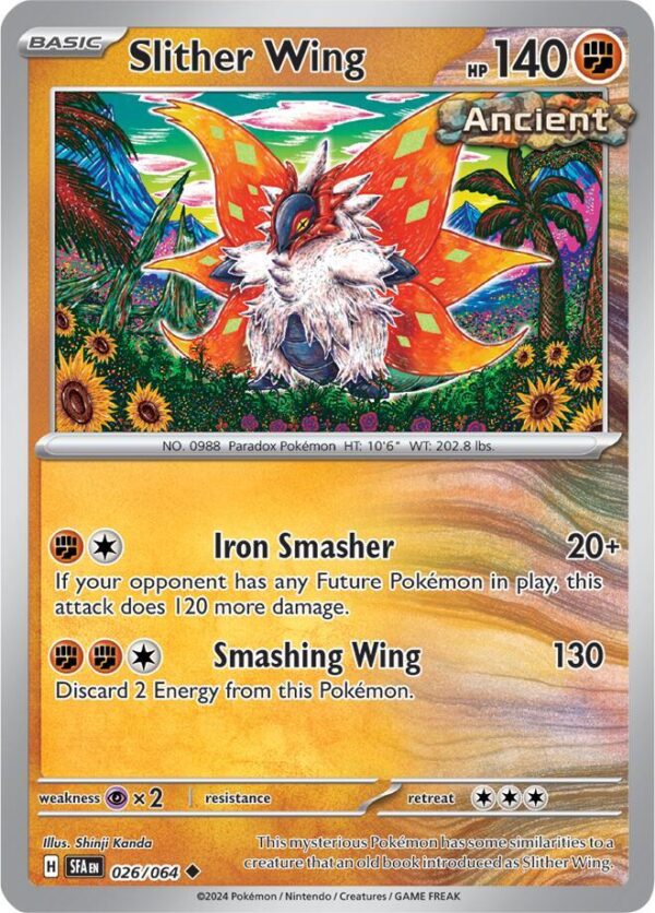 Slither Wing 026/064 Reverse Holofoil SV: Shrouded Fable
