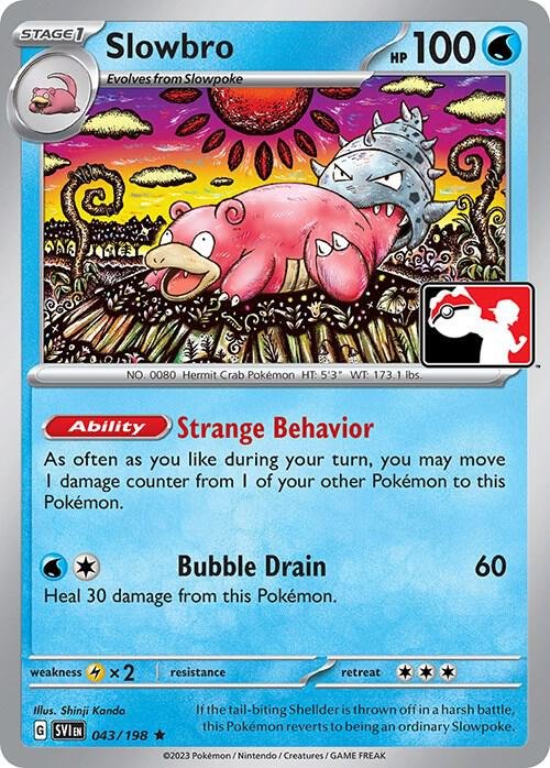 Slowbro 043/198 Normal Prize Pack Series Cards Slowbro 043/198 Normal Prize Pack Series Cards