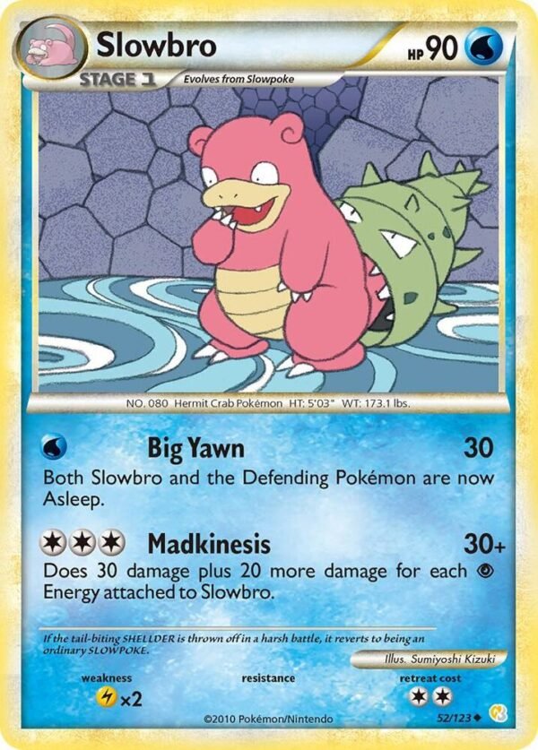 Slowbro 52/123 Normal HeartGold SoulSilver Slowbro 52/123 Normal HeartGold SoulSilver
