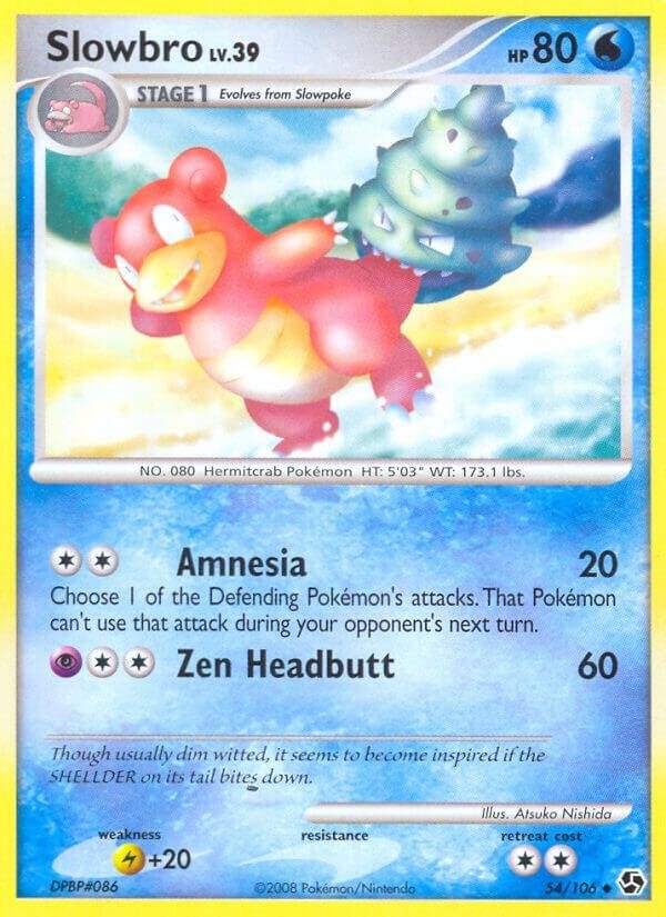 Slowbro 54/106 Reverse Holofoil Great Encounters Slowbro 54/106 Reverse Holofoil Great Encounters