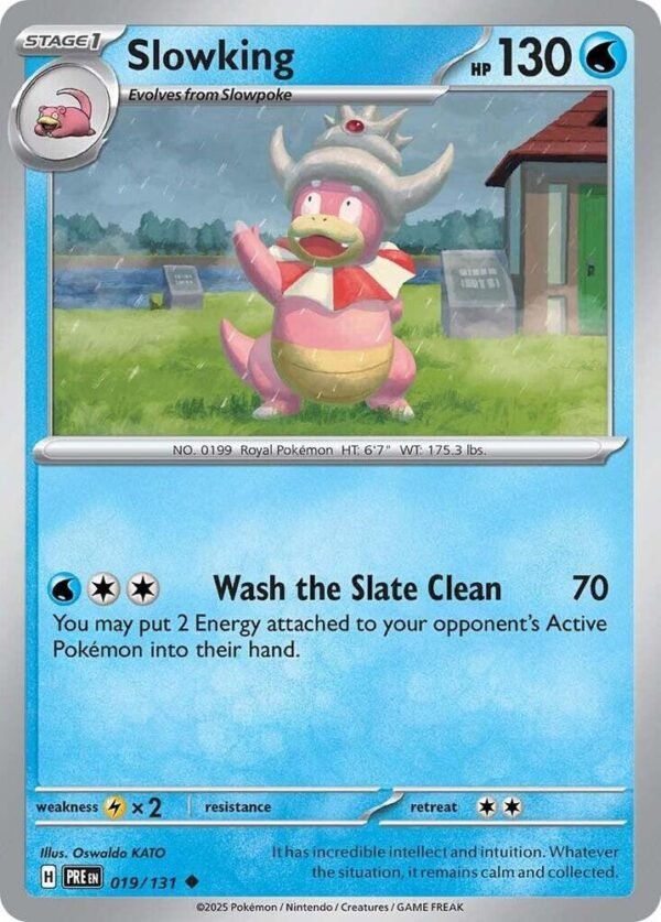 Slowking 019/131 Normal SV: Prismatic Evolutions Slowking 019/131 Normal SV: Prismatic Evolutions