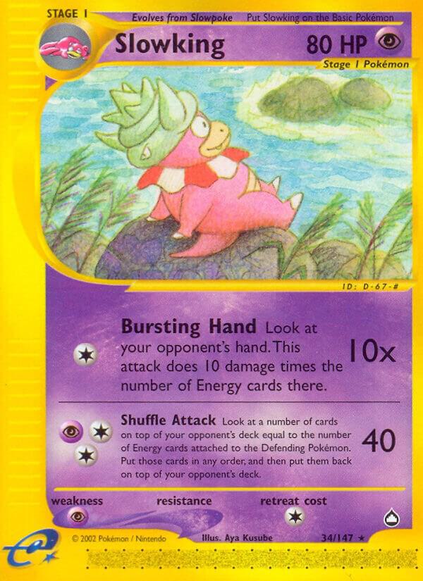 Slowking 034/147 Normal Aquapolis Slowking 034/147 Normal Aquapolis