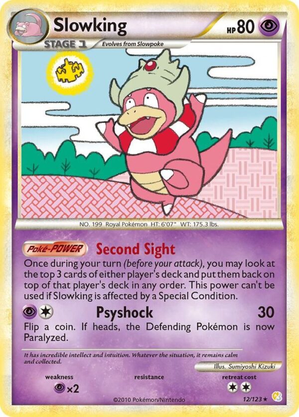 Slowking 12/123 Holofoil HeartGold SoulSilver
