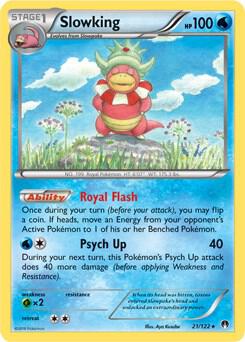 Slowking 21/122 (Cosmos Holo) 021/122 Holofoil Alternate Art Promos