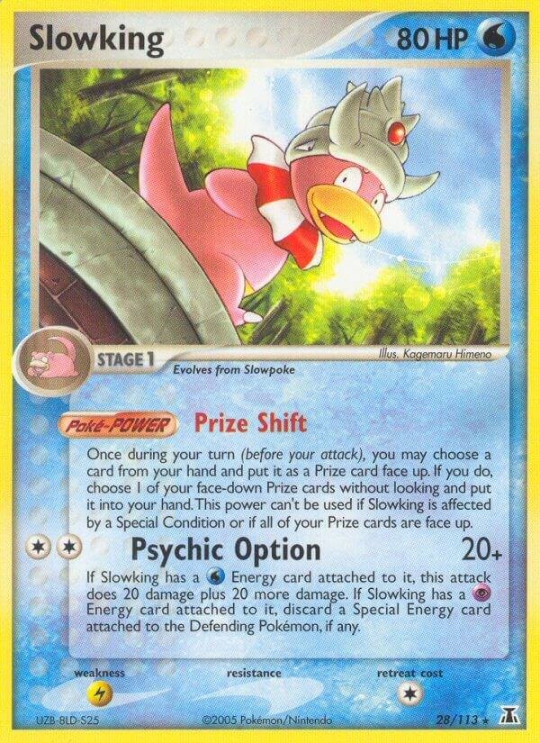 Slowking 28/113 Reverse Holofoil Delta Species