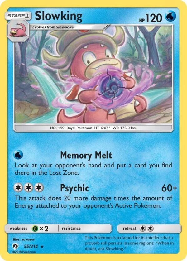 Slowking 55/214 Normal SM – Lost Thunder
