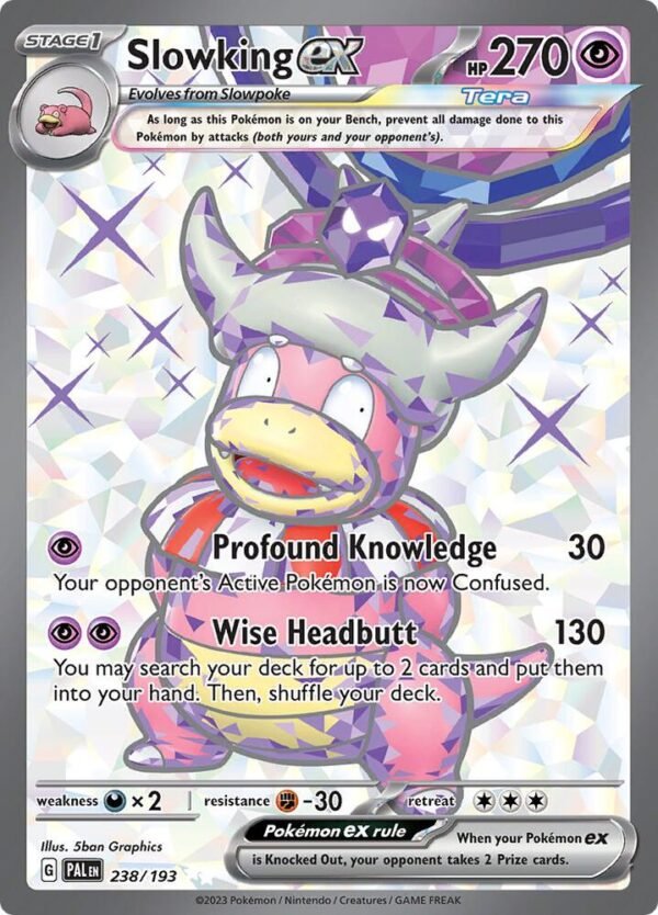 Slowking ex 238/193 Holofoil SV02: Paldea Evolved Slowking ex 238/193 Holofoil SV02: Paldea Evolved