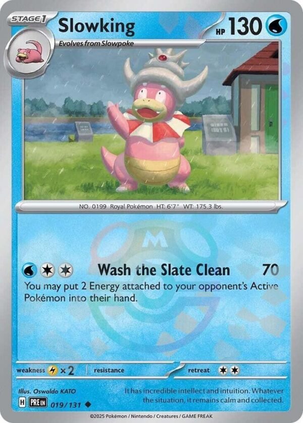 Slowking (Master Ball Pattern) 019/131 Holofoil SV: Prismatic Evolutions