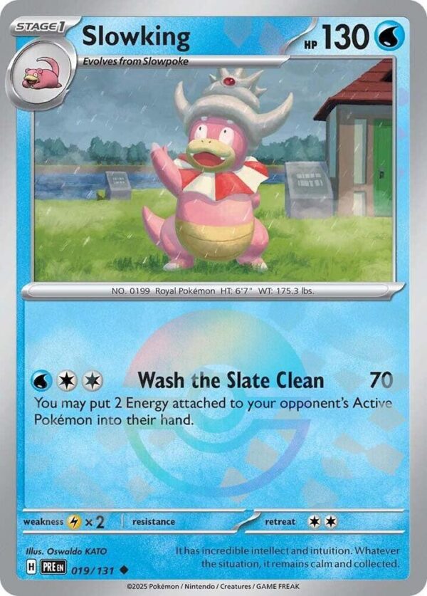 Slowking (Poke Ball Pattern) 019/131 Holofoil SV: Prismatic Evolutions Slowking (Poke Ball Pattern) 019/131 Holofoil SV: Prismatic Evolutions