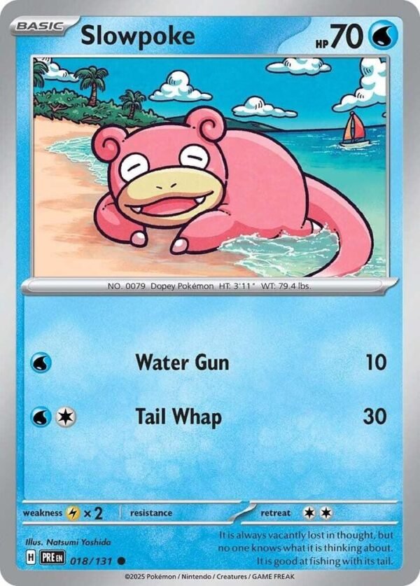 Slowpoke 018/131 Normal SV: Prismatic Evolutions Slowpoke 018/131 Normal SV: Prismatic Evolutions