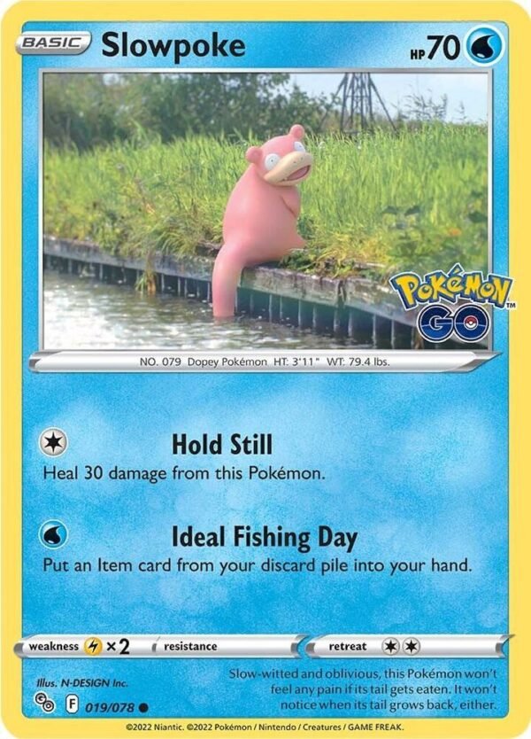 Slowpoke 019/078 Reverse Holofoil Pokemon GO