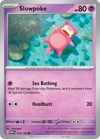 Slowpoke | 079/165 | Normal | SV: Scarlet & Violet 151