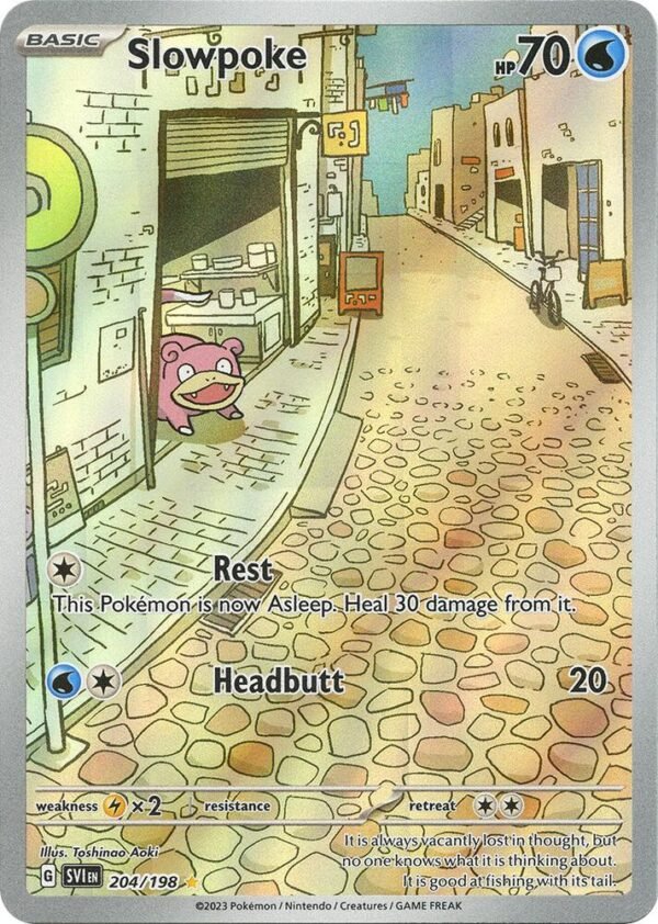 Slowpoke 204/198 Holofoil SV01: Scarlet & Violet Base Set Slowpoke 204/198 Holofoil SV01: Scarlet & Violet Base Set