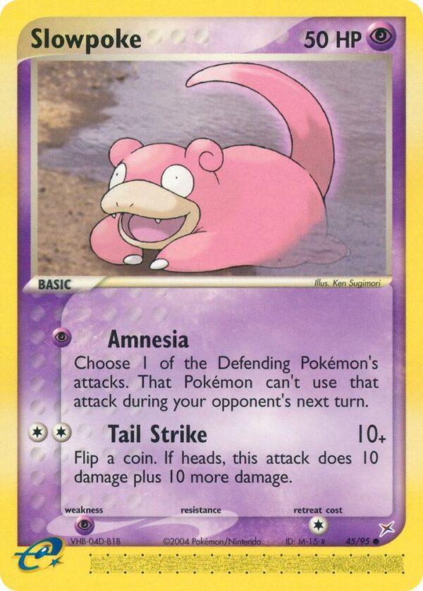 Slowpoke 45/95 Reverse Holofoil Team Magma vs Team Aqua Slowpoke 45/95 Reverse Holofoil Team Magma vs Team Aqua