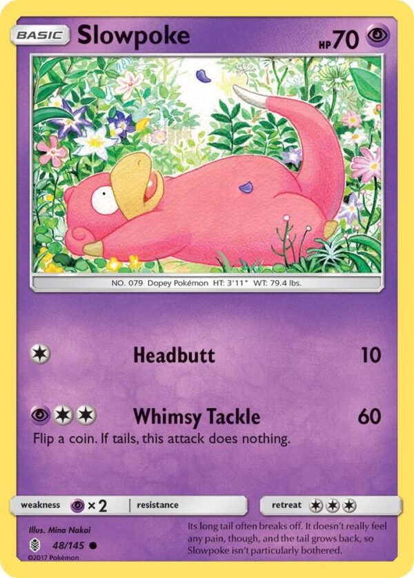 Slowpoke 48/145 Normal SM – Guardians Rising