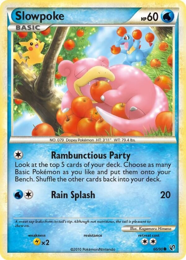 Slowpoke 66/90 Reverse Holofoil Undaunted Slowpoke 66/90 Reverse Holofoil Undaunted