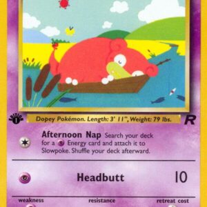 Slowpoke 67/82 1st Edition Team Rocket Slowpoke 67/82 1st Edition Team Rocket