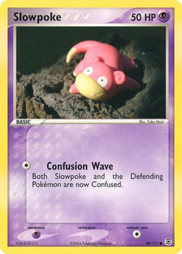 Slowpoke 80/112 Reverse Holofoil FireRed & LeafGreen