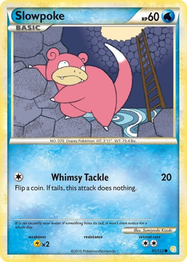 Slowpoke 81/123 Normal HeartGold SoulSilver Slowpoke 81/123 Normal HeartGold SoulSilver