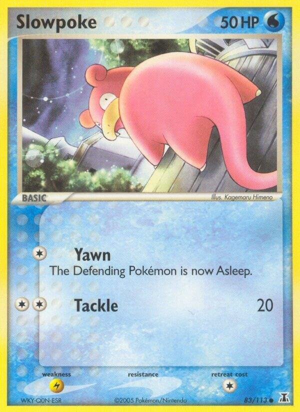Slowpoke 83/113 Reverse Holofoil Delta Species