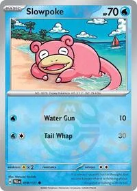 Slowpoke (Master Ball Pattern) | 018/131 | Holofoil | SV: Prismatic Evolutions