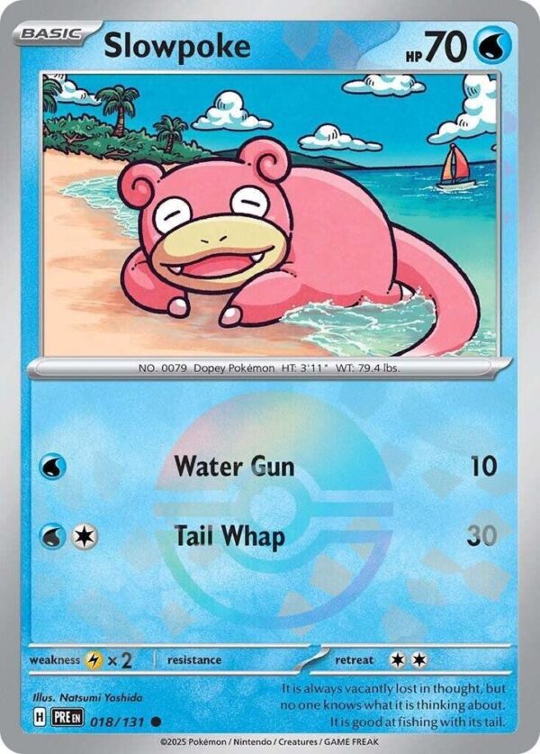 Slowpoke (Poke Ball Pattern) 018/131 Holofoil SV: Prismatic Evolutions