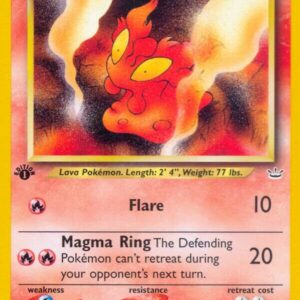 Slugma 53/64 1st Edition Neo Revelation