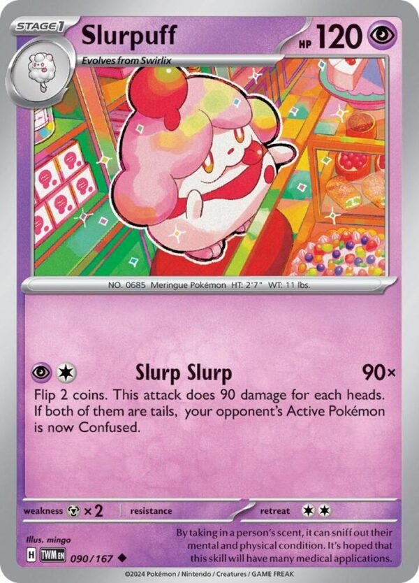 Slurpuff 090/167 Normal SV06: Twilight Masquerade Slurpuff 090/167 Normal SV06: Twilight Masquerade