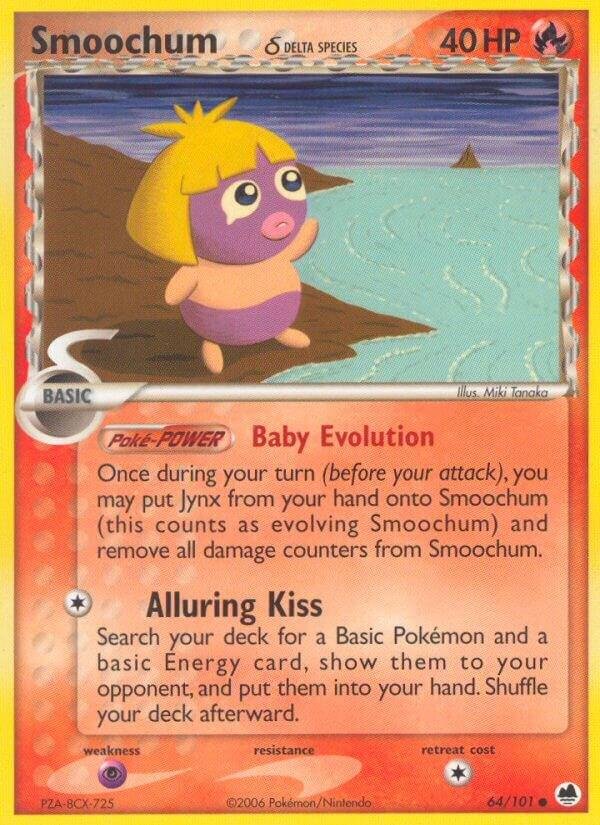 Smoochum (Delta Species) 64/101 Normal Dragon Frontiers Smoochum (Delta Species) 64/101 Normal Dragon Frontiers